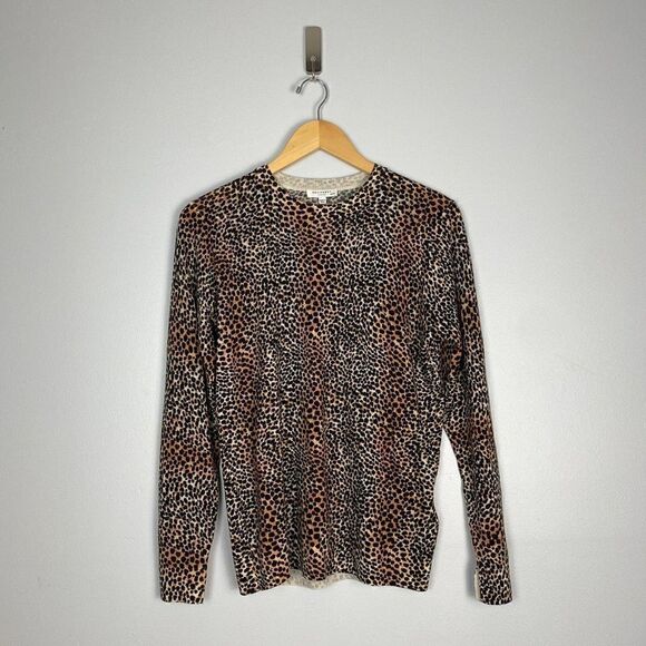 Equipment Raydon Animal-Print Wool Sweater - Picture 4 of 10
